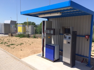 2014 - Plnící stanice CNG v areálu Park Evropská, Příbram