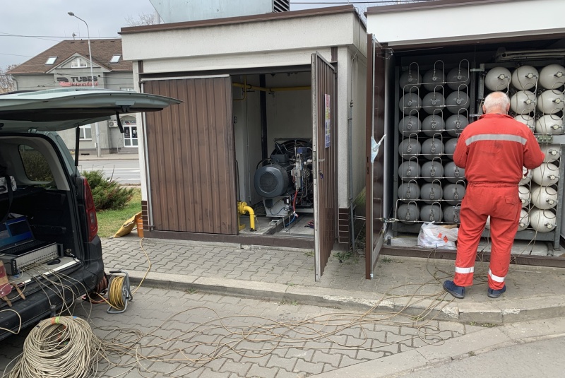 Referencie / 2021 - Rekonštrukcia plniacej stanice CNG Ostrava - foto Referencie / 2021 - Rekonštrukcia plniacej stanice CNG Ostrava - foto