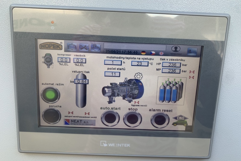 Referencie / 2021 - Rekonštrukcia plniacej stanice CNG NOPEK, Hrušová ČR - foto Referencie / 2021 - Rekonštrukcia plniacej stanice CNG NOPEK, Hrušová ČR - foto