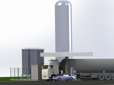 Verejné plniace stanice LNG/LCNG